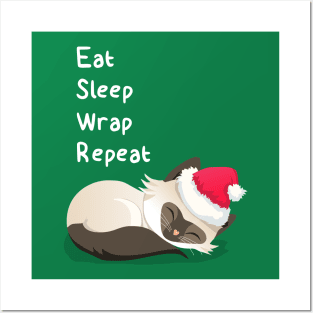 Christmas Kitty Goal Posters and Art